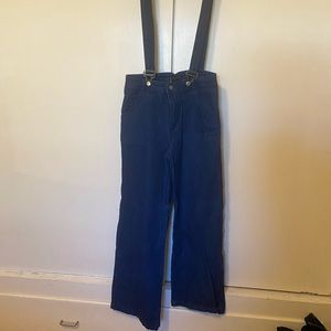 Voodoo Vixen Jean Overalls with Suspenders